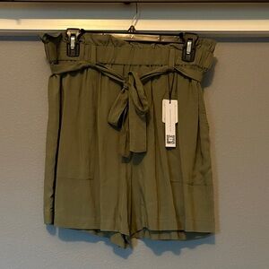 Sanctuary High Waist Green Shorts